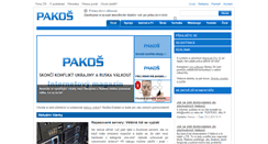 Desktop Screenshot of pakos.cz