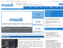 Tablet Screenshot of pakos.cz